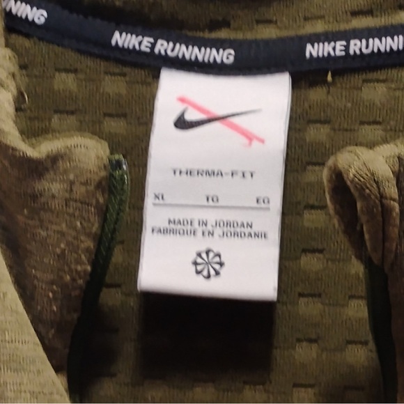 Nike Therma-FIT Repel Element Half-Zip Top Rough Green/Alligator Size XL - Picture 4 of 6